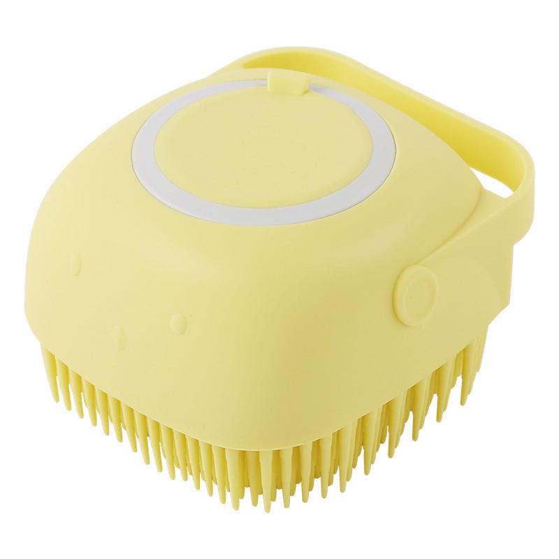 Animals & Pet Supplies Yellow Pet Shampoo Massager Brush