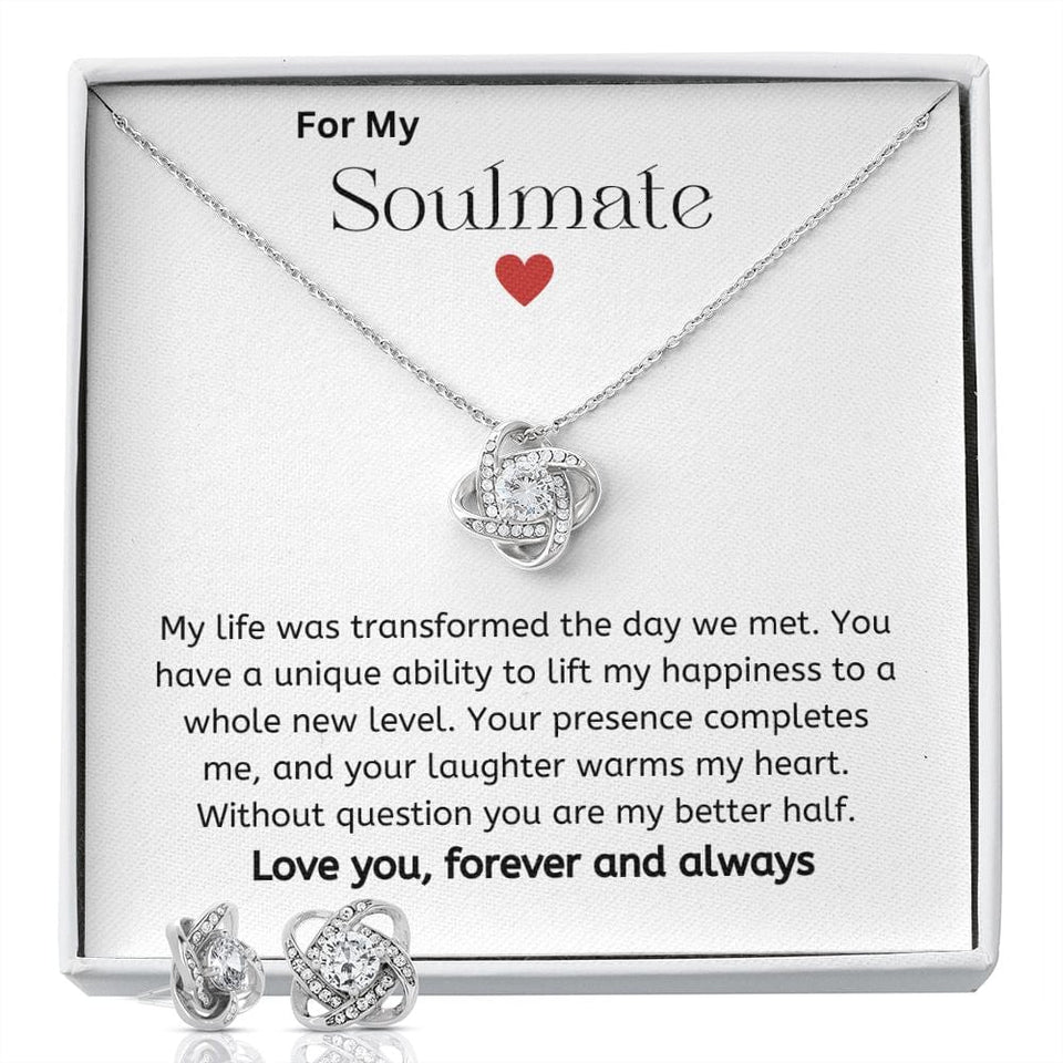 Jewelry The Love Knot With Earring For My Soulmate