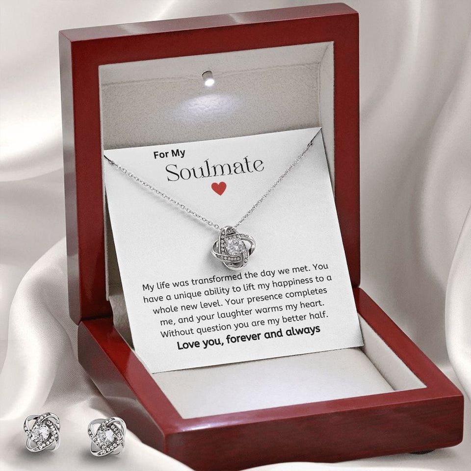 Jewelry The Love Knot With Earring For My Soulmate