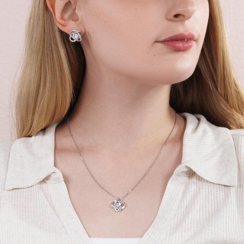 Jewelry The Love Knot With Earring For My Soulmate