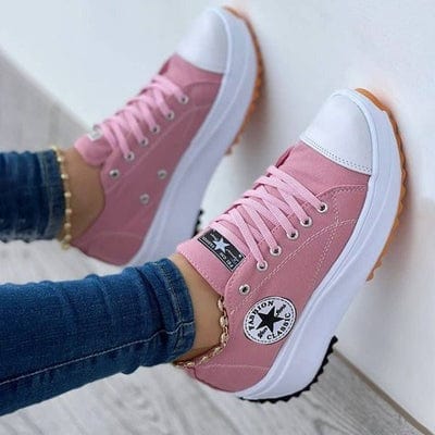 pink / US 5.5/ EU 36/ UK 3 2022 Canvas Shoes Women Fashion Trainers