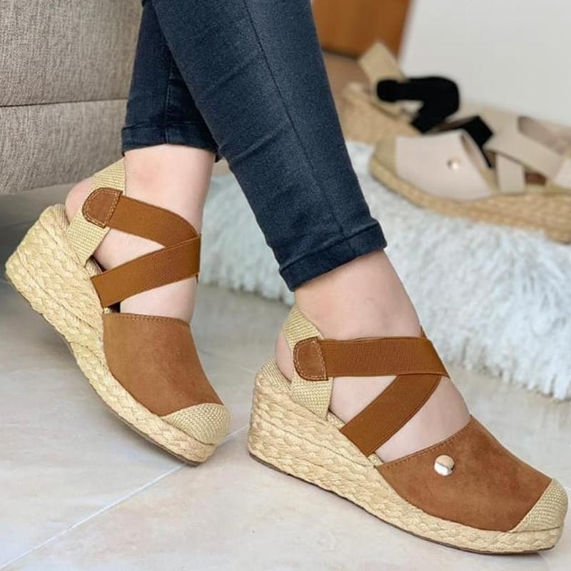 Sandals Chocolate / 2 Women's Fashion Wedge Sandals