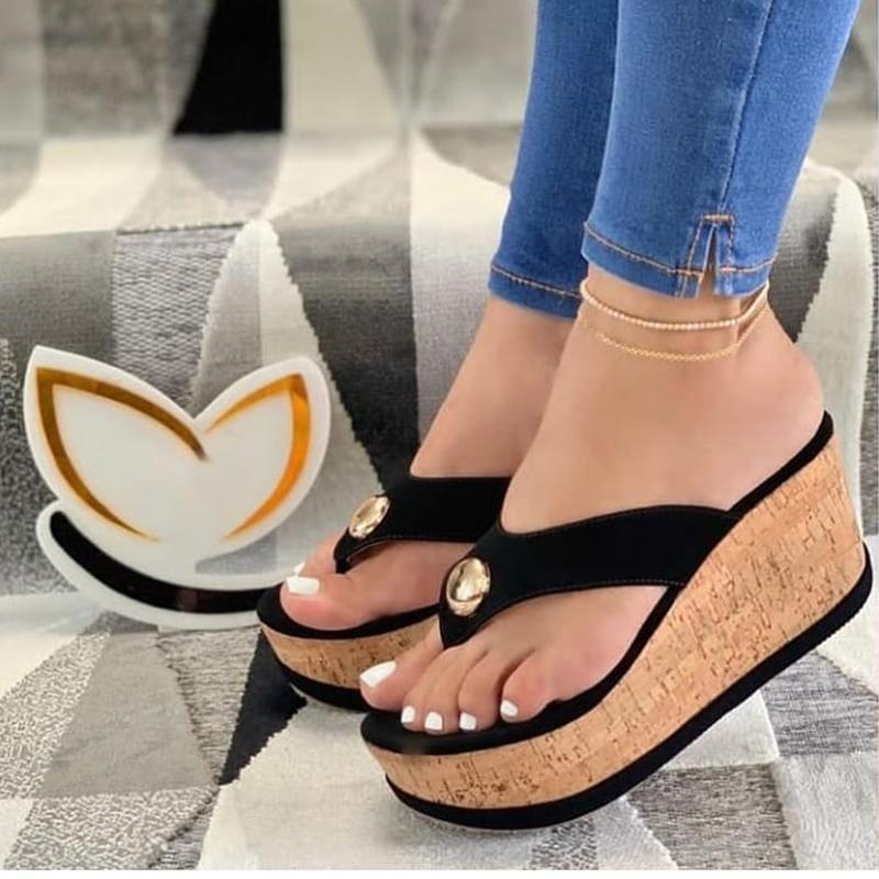 Slippers Black / 2 Isabella™ Women's Fashion Slope Heel Slippers