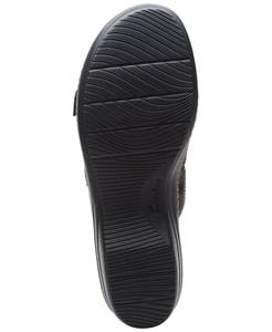 Slippers Women Leather Wedge Slide Sandals