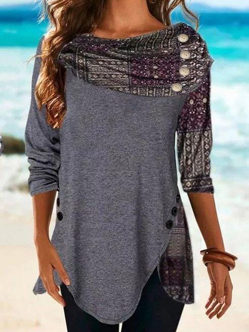T-shirts Women Striped Casual Shirts & Tops