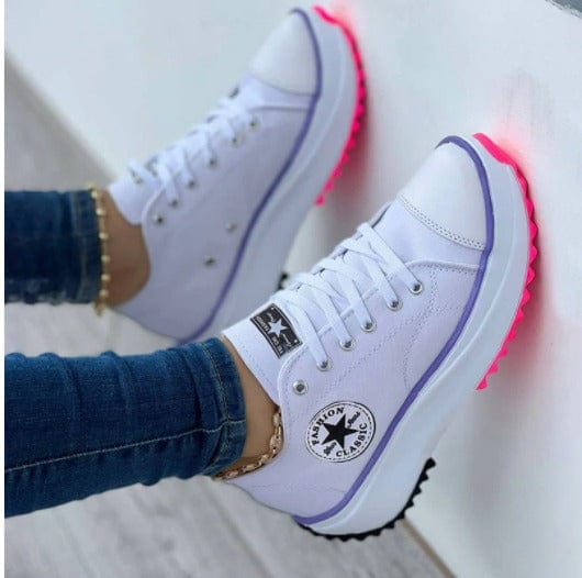 white / US 11/ EU 43/ UK 9 2022 Canvas Shoes Women Fashion Trainers