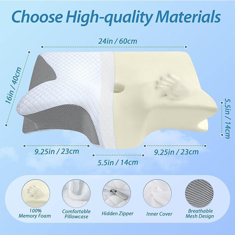 Orthopedic Neck Pillow For Sleeping