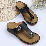 2022 Womens Pattern Wedge Sandals, Flip Flops with Arch Support