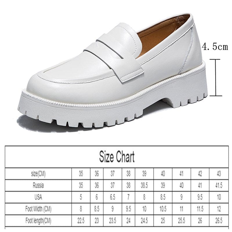 AIYUQI Spring Shoes Female British Style 2022 New Thick-soled College Style Casual Loafers Genuine Leather Fashion Shoes Girls