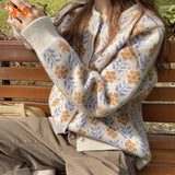 Apricot / M Autumn Cardigan