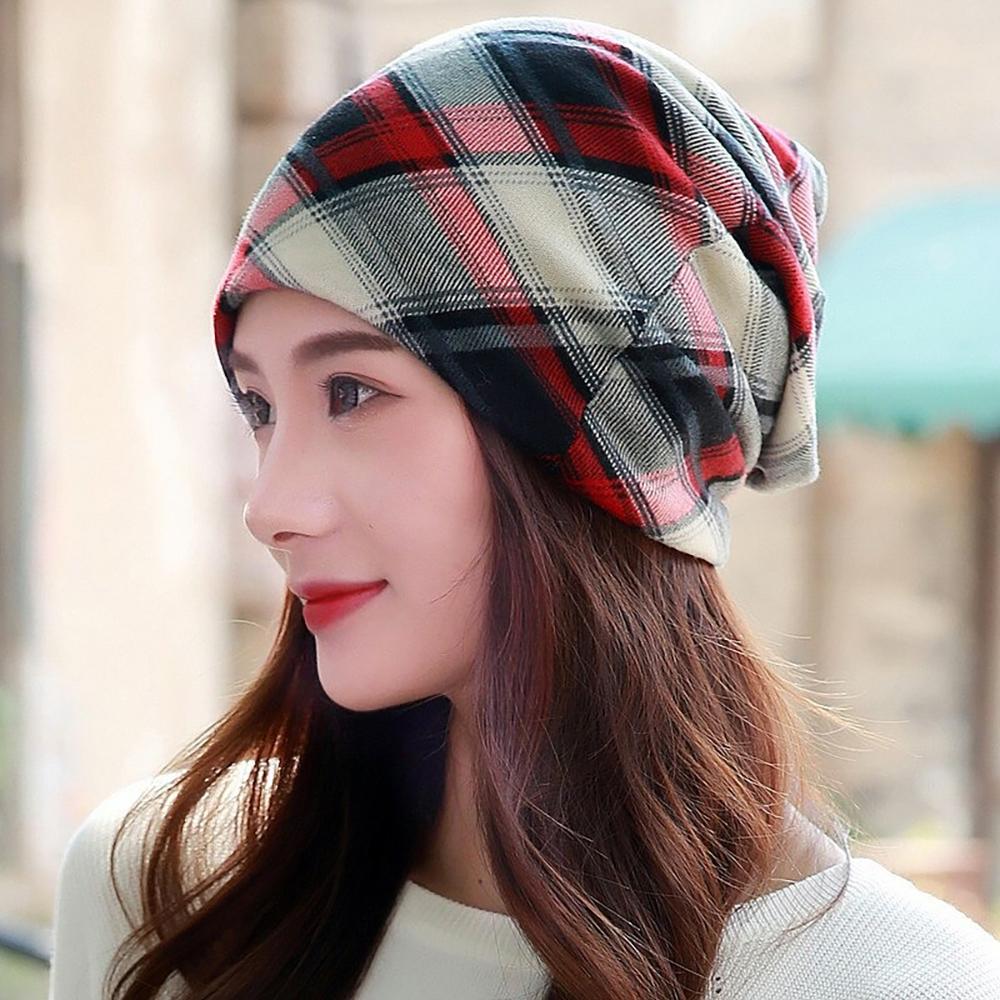 Beanies Checkered (red) High-toned Winter Fashion Beanies