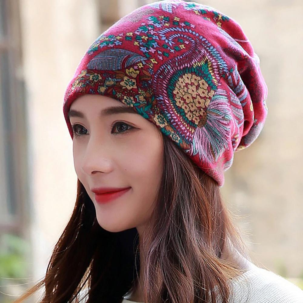 Beanies Floral (red) High-toned Winter Fashion Beanies
