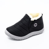 Boots 2 / Black Women Winter Waterproof Fur Shoes