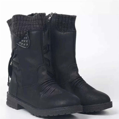 Boots Black / 5 Women Winter Platform Wedges Boots