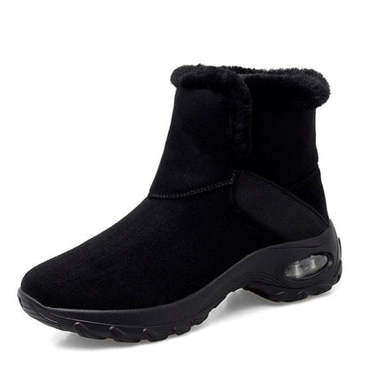 Boots Black / 6.5 Women Winter Fur Ankle Boots