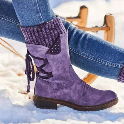 Boots Women Winter Platform Wedges Boots