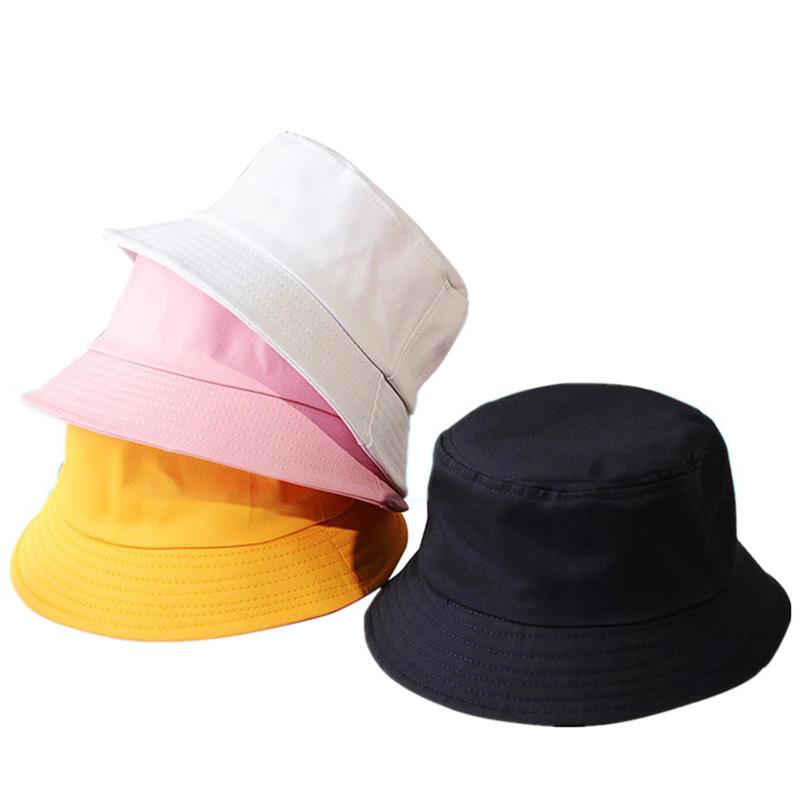 Caps and Hats Foldable Outdoor Summer Colorful Bucket Hats
