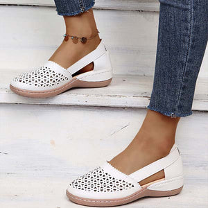 Casual Shoes Breathable Wide Toe Flower Sandals