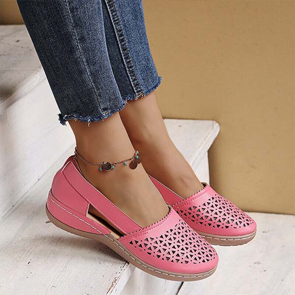 Casual Shoes Breathable Wide Toe Flower Sandals