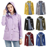 detachable hood trench coat Women's Cross border Women's oversize Amazon trench coat