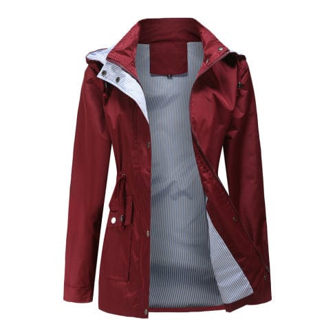 detachable hood trench coat Women's Cross border Women's oversize Amazon trench coat