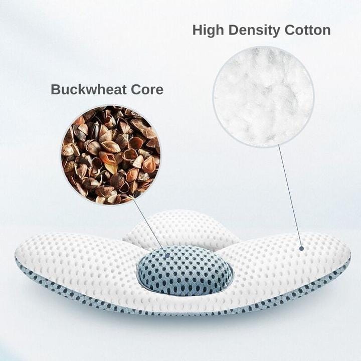 Health Buckwheat Lumbar Support Sleep Pillow