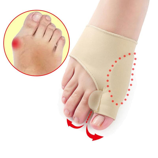 Health Pair Toe Separator Hallux Valgus Bunion Corrector Orthotics Feet Bone Thumb Adjuster Correction Pedicure Sock Straightener