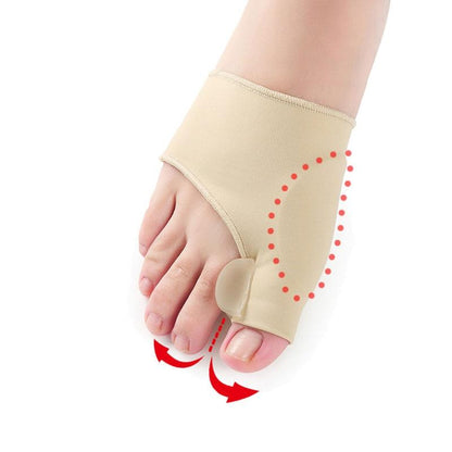 Health Pair Toe Separator Hallux Valgus Bunion Corrector Orthotics Feet Bone Thumb Adjuster Correction Pedicure Sock Straightener