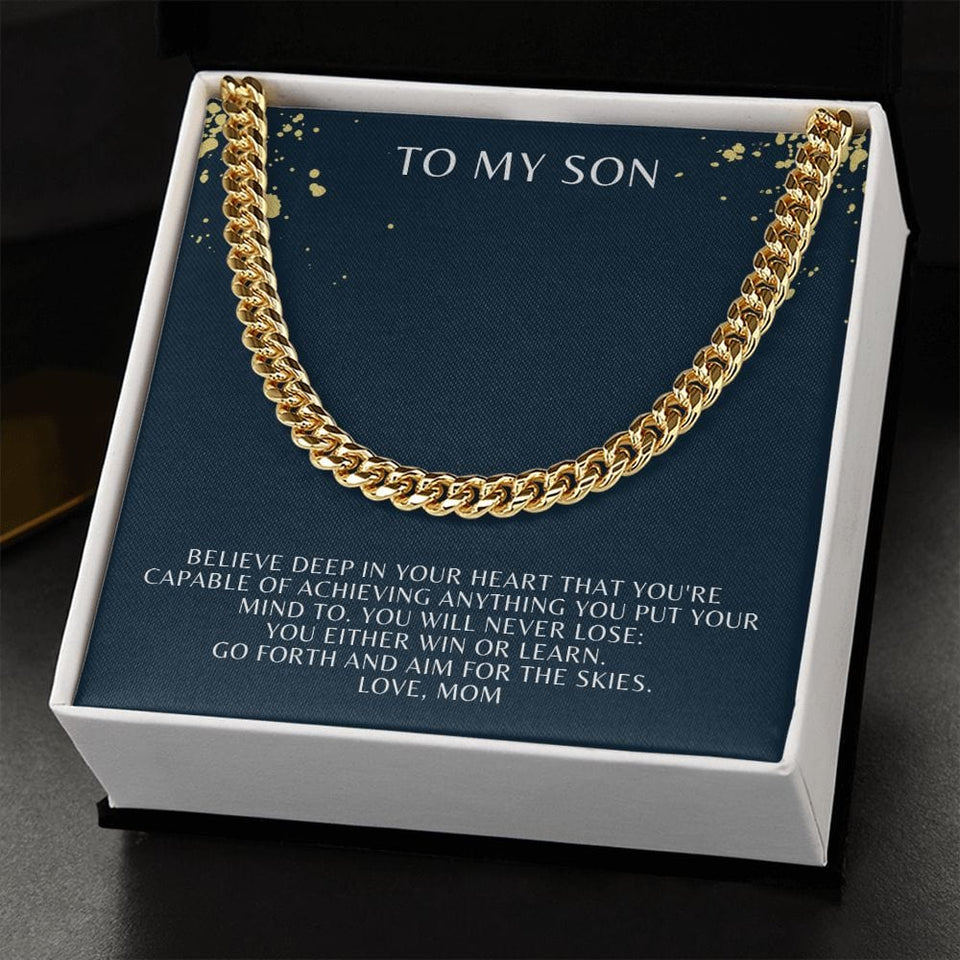 Jewelry Cuban Link Chain For My Son