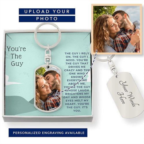 Jewelry Dog Tag For My Man - Personalized