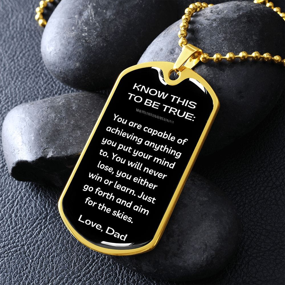 Jewelry Know This Dog Tag For My Son