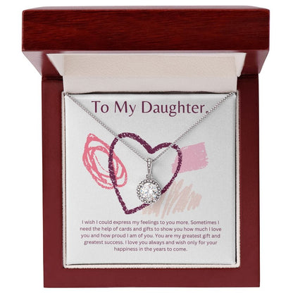 Jewelry Luxury Box w/ LED Eternal Hope Necklace For My Daughter - 2