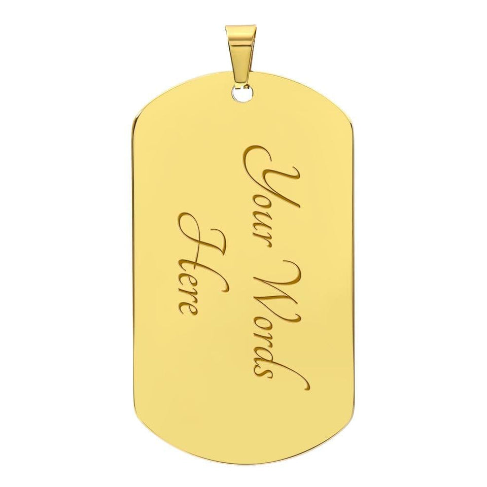Jewelry Never Forget That Dog Tag For My Son