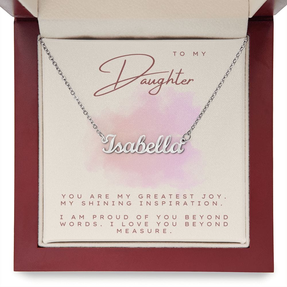 Jewelry Personalized Name Necklace For My Daughter - 1