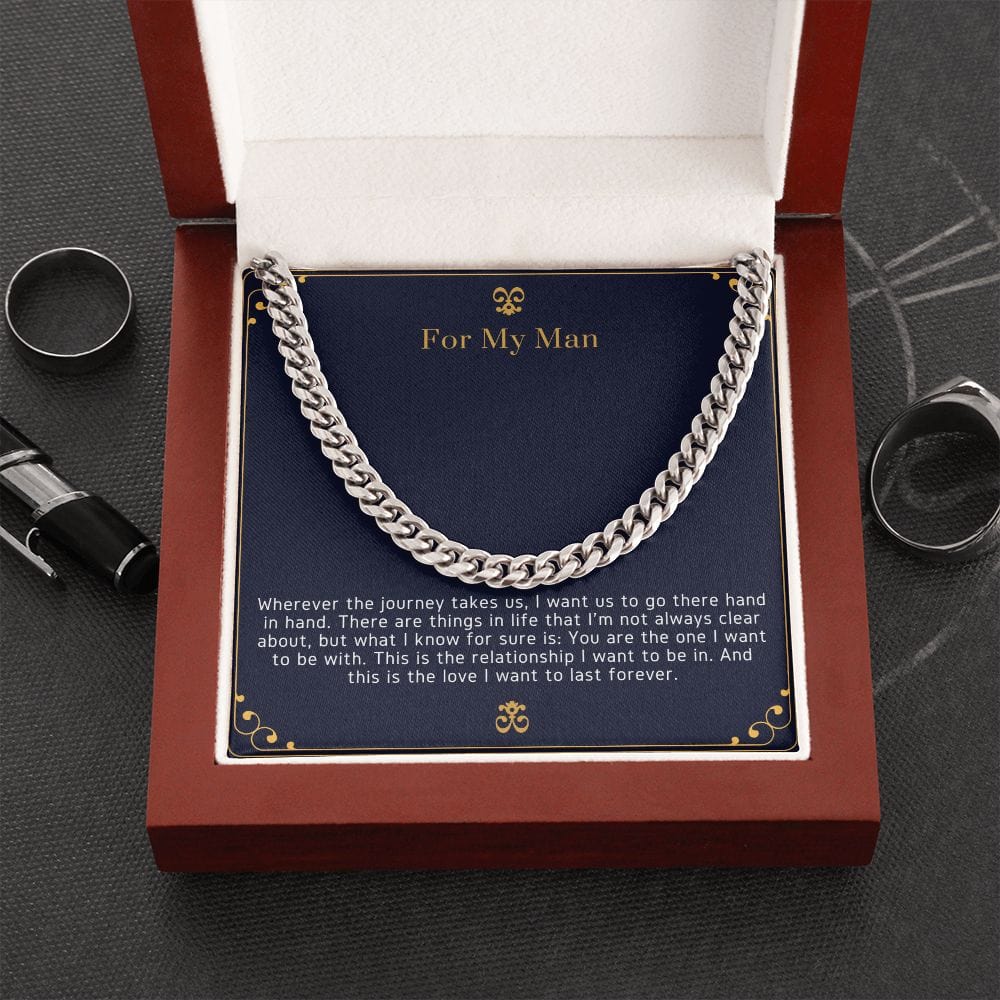 Jewelry Stainless Steel / Luxury Box Cuban Link Chain For My Man - 1