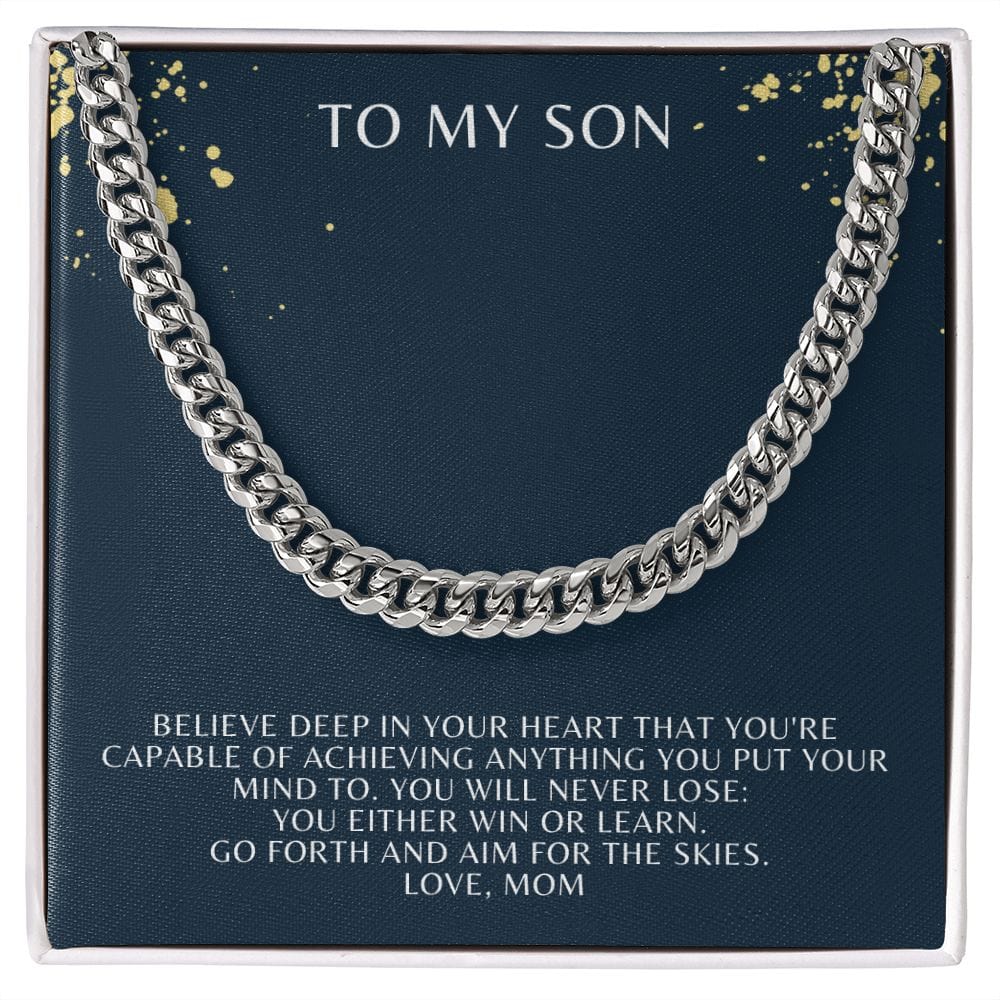 Jewelry Stainless Steel / Standard Box Cuban Link Chain For My Son