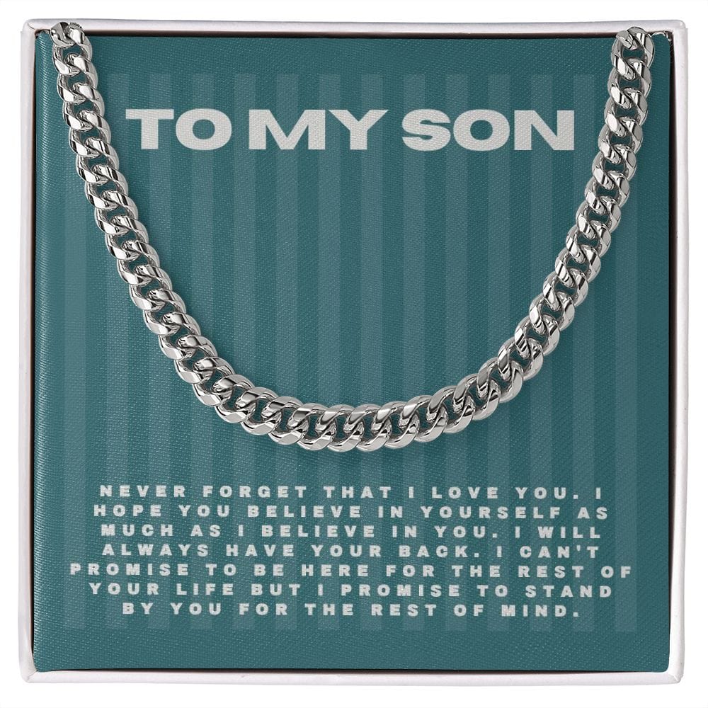 Jewelry Stainless Steel / Standard Box Cuban Link Chain For My Son