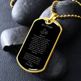 Jewelry Strength Dog Tag For My Son