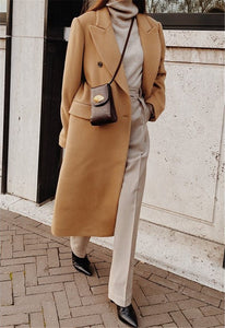 Long Woolen Coat