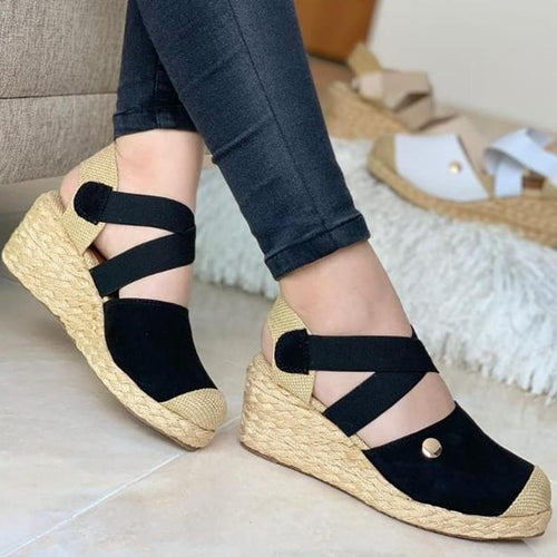 Sandals Black / 2 Women's Fashion Wedge Sandals