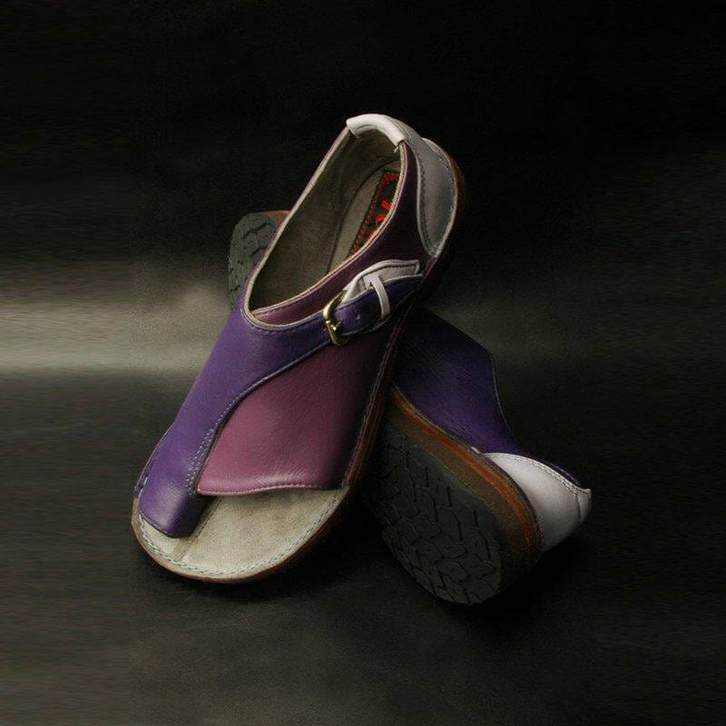 Sandals Purple / UK 2.5 /EU 35 Women Buckle Shandals