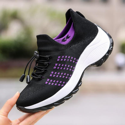 Sneakers Black Purple / 3 Orthopaedic Sneakers - Sienna