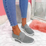 Sneakers Grey / 2.5 Women's Autumn Breathable Mesh Lace Up Orthopedic Bunion Sneakers Sports