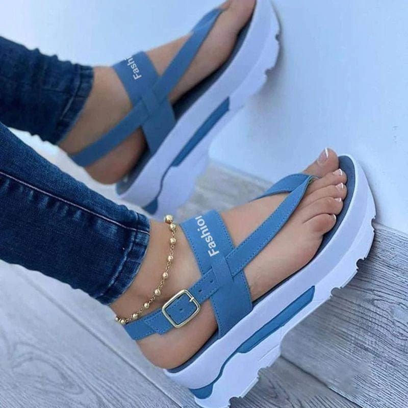 Women Sandals 2022 New Platform Sandals For Summer Wedges Shoes Women Platform Heels Sandalias Mujer Luxury Summer Flip Flops